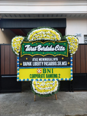 Papan Bunga Duka di Tanjungharjo