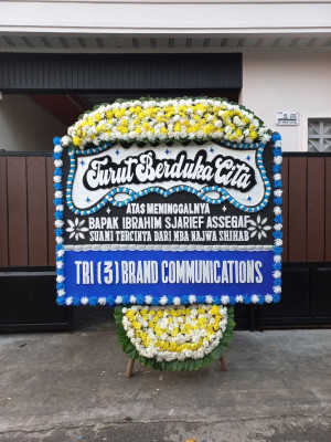 Papan Bunga Duka di Tanjungharjo